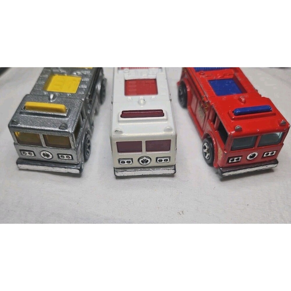 Vintage Hot Wheels FIRE EATER FIRE ENGINE Lot of 3